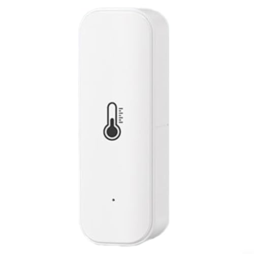 Tidevib Smart WiFi Hygrometer Thermometer mit Fernüberwachung, App-Steuerung, großes 10,9 cm Display zur Überwachung von Innentemperatur und Luftfeuchtigkeit (Sensor) von Tidevib