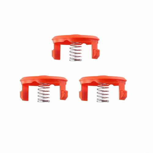 Tidevib Trimmer-Spulenkappe Ersatz für BDST182ST1 BESTA525 BESTE625 GL280 GL301 GL420XC Rasentrimmer Spulenabdeckung Gartenwerkzeugteile (3 Stück) von Tidevib