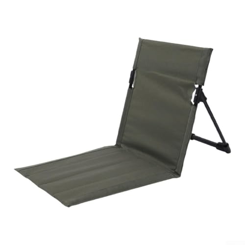 Tragbarer Strandkorb mit ergonomischem Design, perfekt für Konzerte und Veranstaltungen im Freien (Armeegrün) von Tidevib