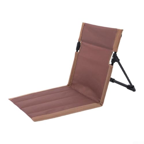 Tragbarer Strandkorb mit ergonomischem Design, perfekt für Konzerte und Veranstaltungen im Freien (braun) von Tidevib