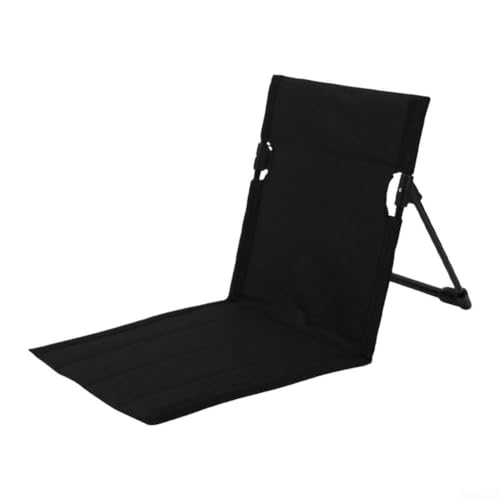 Tragbarer Strandkorb mit ergonomischem Design, perfekt für Konzerte und Veranstaltungen im Freien (schwarz) von Tidevib