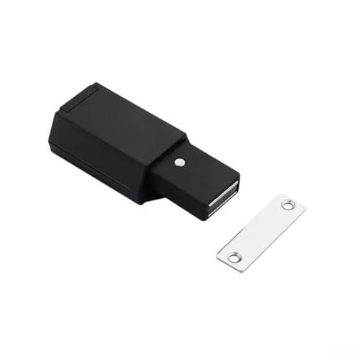 Türrebounder aus Zinklegierung mit verdecktem Design, zuverlässige Leistung, um Zuschlagen zu verhindern (schwarz) von Tidevib