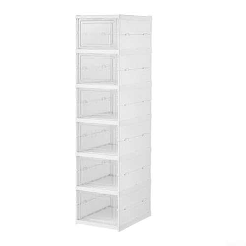 Vereinfachte Schuhorganisation, faltbares transparentes Box-Set, entworfen, um Ihr Speicherpotenzial zu Hause zu maximieren Vereinfachte Schuhorganisation, faltbares transparentes Box-Set, entworfen, um Ihr Speicherpotenzial zu Hause zu maximieren von Tidevib