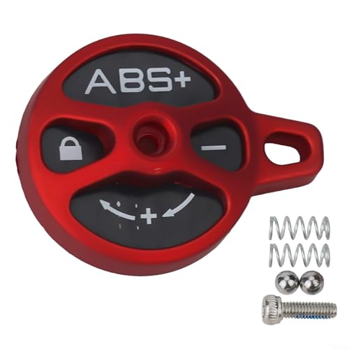 Verriegelungsmechanismus Set für Fahrradgabeln mit manueller Steuerung passend für XCR/XCM Modelle (rot) von Tidevib