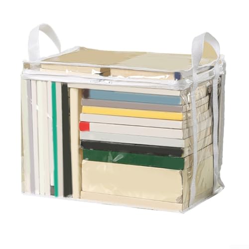 Wasserdichte Aufbewahrungsbox, faltbares Design für Schulbedarf und Bücher (Grau, L) von Tidevib