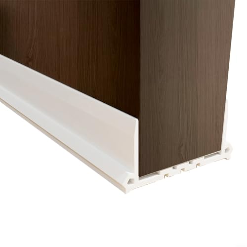 Zugluftstopper-Dichtungsstreifen für effektive Geräuschunterdrückung und Energieeffizienz (weiß) von Tidevib