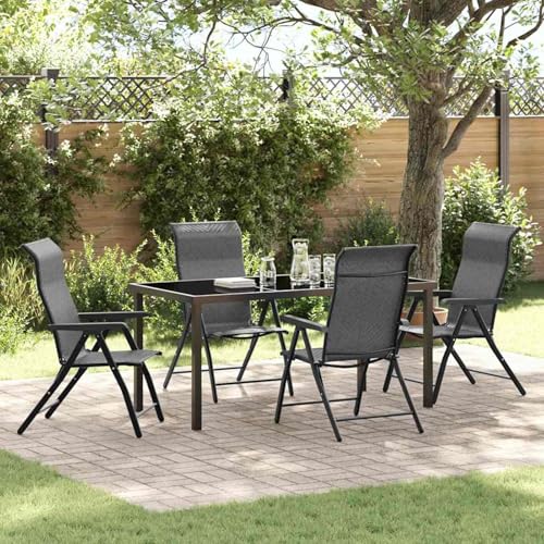 5-teiliges Garten-Esstisch-Set Grau Poly-Rattan, Loungemöbel Set Essgruppe Sitzgruppe for Terrasse Hotel Loungebereich Restaurant3379278 5-teiliges Garten-Esstisch-Set Grau Poly-Rattan, Loungemöbel Set Essgruppe Sitzgruppe for Terrasse Hotel Loungebereich Restaurant3379278 von Tidyard