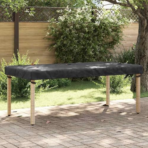 Gartenmöbelabdeckung 202 x 102 x 15 cm 600D Oxford Stoff, Tischabdeckung Garten winterfeste Abdeckhaube für Bistrotische Café-Möbel Sitzgruppe Außenbereich Terrasse4106121 Gartenmöbelabdeckung 202 x 102 x 15 cm 600D Oxford Stoff, Tischabdeckung Garten winterfeste Abdeckhaube für Bistrotische Café-Möbel Sitzgruppe Außenbereich Terrasse4106121 von Tidyard