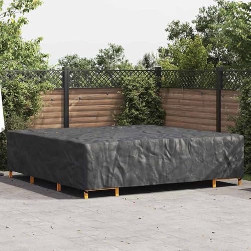Gartenmöbelabdeckung Schwarz 300 x 300 x 70 cm 420D, Tischabdeckung Garten winterfeste Abdeckhaube für Bistrotische Café-Möbel Sitzgruppe Außenbereich Terrasse4105859 Gartenmöbelabdeckung Schwarz 300 x 300 x 70 cm 420D, Tischabdeckung Garten winterfeste Abdeckhaube für Bistrotische Café-Möbel Sitzgruppe Außenbereich Terrasse4105859 von Tidyard