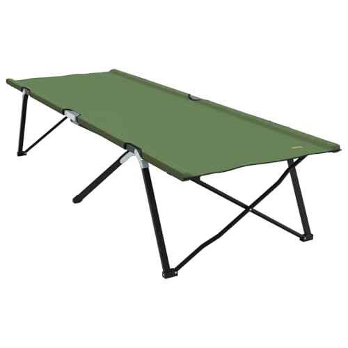 Klappbares Sonnenbett mit Tragetasche Armeegrün 600D Oxford-Gewebe Gartenliegestuhl Strandliege für Strand Garten Terrasse Camping von Tidyard