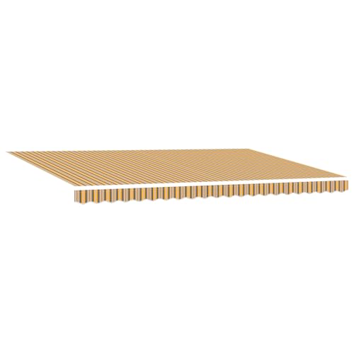 Manuelle einziehbare Markise mit LED mehrfarbigem Streifen 500x300 cm Gelenkarmmarkise Außenmarkise für Terrasse Eingangsbereich Café von Tidyard