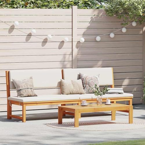 Sonnenliege 3-in-1 Funktion Massivholz Akazie, Gartenliegestuhl Strandliege Relaxliege für Strand Garten Terrasse Camping4108111 Sonnenliege 3-in-1 Funktion Massivholz Akazie, Gartenliegestuhl Strandliege Relaxliege für Strand Garten Terrasse Camping4108111 von Tidyard