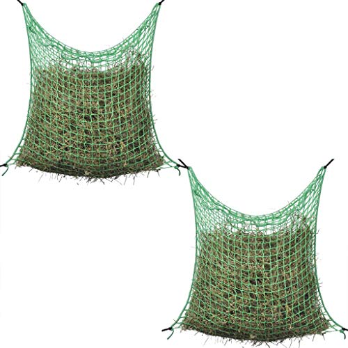 Tidyard 2 STK Heunetz für Pferde 0,9x1 m PP Mw 45x45 mm Heunetztasche Heunetz Engmaschig Futternetz Heusack Quadratisch Heu Netz Tidyard 2 STK Heunetz für Pferde 0,9x1 m PP Mw 45x45 mm Heunetztasche Heunetz Engmaschig Futternetz Heusack Quadratisch Heu Netz von Tidyard