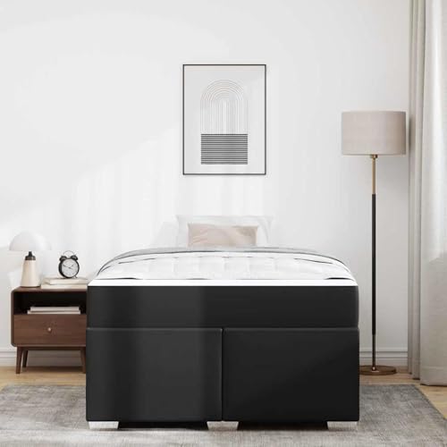 Tidyard Bettgestell Sonstiges Schwarz 120 x 200 cm Kunstleder, Plattformbettgestell doppelbett einzelbetten für Schlafzimmer Gästezimmer3399234 Tidyard Bettgestell Sonstiges Schwarz 120 x 200 cm Kunstleder, Plattformbettgestell doppelbett einzelbetten für Schlafzimmer Gästezimmer3399234 von Tidyard