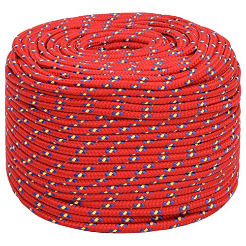 Tidyard Bootsseil Seil Rot 6 mm 50 m Polypropylen Ankerleine Festmacher Tauwerk Seil Outdoorseil Polypropylenseil für Einsatz auf Segelbooten, Booten oder Yachten Tidyard Bootsseil Seil Rot 6 mm 50 m Polypropylen Ankerleine Festmacher Tauwerk Seil Outdoorseil Polypropylenseil für Einsatz auf Segelbooten, Booten oder Yachten von Tidyard