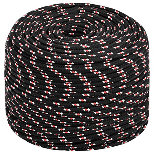 Tidyard Bootsseil Seil Schwarz 8 mm 25 m Polypropylen Ankerleine Festmacher Tauwerk Seil Outdoorseil Polypropylenseil für Einsatz auf Segelbooten, Booten oder Yachten Tidyard Bootsseil Seil Schwarz 8 mm 25 m Polypropylen Ankerleine Festmacher Tauwerk Seil Outdoorseil Polypropylenseil für Einsatz auf Segelbooten, Booten oder Yachten von Tidyard