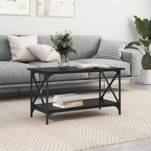 Tidyard Couchtisch Schwarze Eiche 80 x 45 x 45.5 cm Holzwerkstoff, Wohnzimmertisch Moderne Kaffeetische für Wohnzimmer Tidyard Couchtisch Schwarze Eiche 80 x 45 x 45.5 cm Holzwerkstoff, Wohnzimmertisch Moderne Kaffeetische für Wohnzimmer von Tidyard