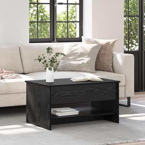 Tidyard Couchtisch Schwarze Eiche 80 x 50.5 x 41.5 cm Holzwerkstoff, Wohnzimmertisch Kaffeetisch für Wohnzimmer Loft gemütliches Wohnzimmer880715 Tidyard Couchtisch Schwarze Eiche 80 x 50.5 x 41.5 cm Holzwerkstoff, Wohnzimmertisch Kaffeetisch für Wohnzimmer Loft gemütliches Wohnzimmer880715 von Tidyard