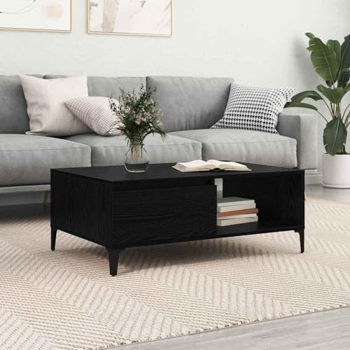 Tidyard Couchtisch Schwarze Eiche 90 x 60 x 35 cm Holzwerkstoff, Wohnzimmertisch Moderne Kaffeetische für Wohnzimmer Tidyard Couchtisch Schwarze Eiche 90 x 60 x 35 cm Holzwerkstoff, Wohnzimmertisch Moderne Kaffeetische für Wohnzimmer von Tidyard