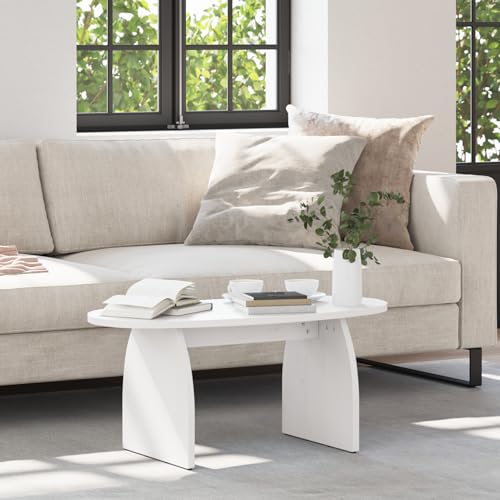 Tidyard Couchtisch Weiß 80 x 40 x 35 cm Massivkiefer, Wohnzimmertisch Moderne Kaffeetische für Wohnzimmer Tidyard Couchtisch Weiß 80 x 40 x 35 cm Massivkiefer, Wohnzimmertisch Moderne Kaffeetische für Wohnzimmer von Tidyard