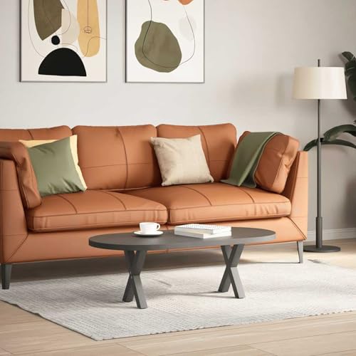 Tidyard Couchtischbeine X-Form 2 STK. Anthrazit 30x(30-31) cm Stahl, Wohnzimmertisch Kaffeetisch für Wohnzimmer Loft gemütliches Wohnzimmer4012870 von Tidyard