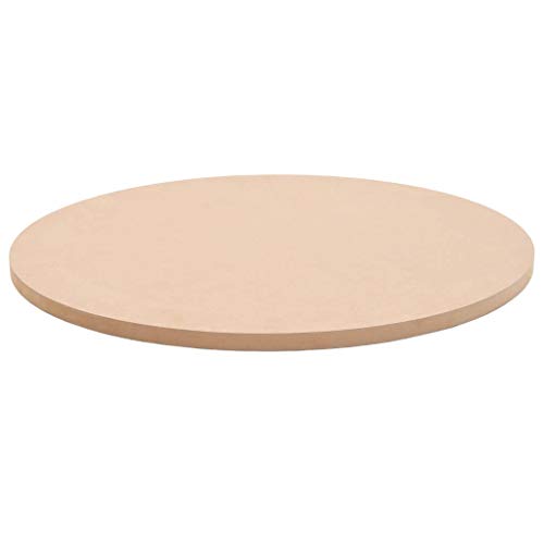 Tidyard Ersatzteil Tischplatte Rund MDF Ersatztischplatte Durchmesser 500 mm MDF-Tischplatten Beige für Esstische oder Couchtische von Tidyard