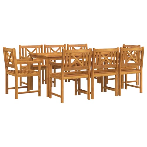 Tidyard Gartenstühle 2 STK 56x56x90 cm Massivholz Akazie Stühle Balkonstuhl Terrassenstuhl Gartenstühle von Tidyard
