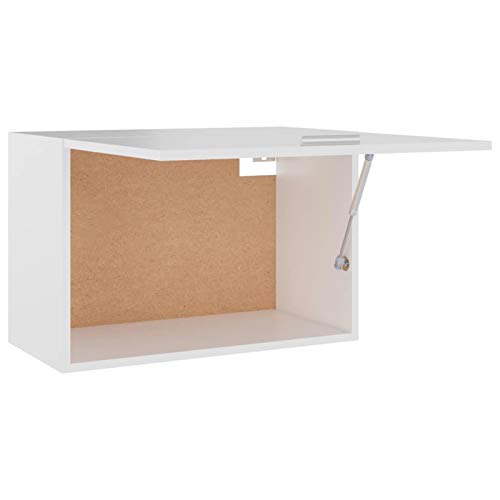 Tidyard Hängeschrank Küchenschrank Küchenzeile Einbauküche Küchenmöbel Oberschrank Weiß 60x31x40 cm Spanplatte von Tidyard