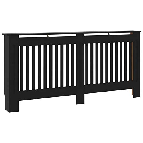 Tidyard Heizkörperverkleidung mit Latten Heizkörperabdeckung Heizungsverkleidung Heizung Heizkörper Abdeckung, mehrere Auswahl,Schwarz Tidyard Heizkörperverkleidung mit Latten Heizkörperabdeckung Heizungsverkleidung Heizung Heizkörper Abdeckung, mehrere Auswahl,Schwarz von Tidyard