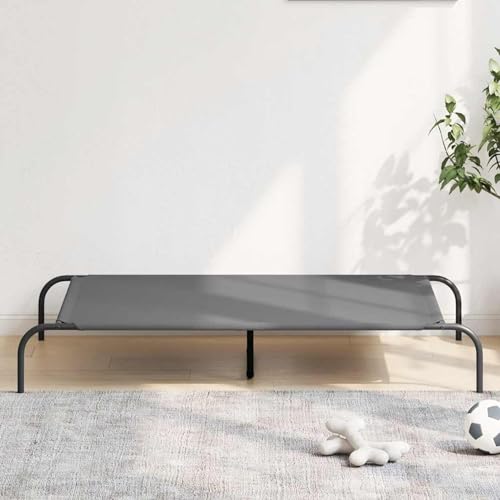 Tidyard Hundebett Erhöht Grau 130x80x20 cm Oxford-Gewebe und Stahl, Kühlendes Haustierbett Hundesofa für Haus Garten Camping42000848 Tidyard Hundebett Erhöht Grau 130x80x20 cm Oxford-Gewebe und Stahl, Kühlendes Haustierbett Hundesofa für Haus Garten Camping42000848 von Tidyard