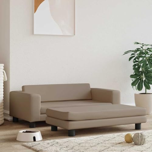 Tidyard Hundebett mit Verlängerung Cappuccino 100x50x30 cm Kunstleder, Kühlendes Haustierbett Hundesofa für Haus Garten Camping172030 Tidyard Hundebett mit Verlängerung Cappuccino 100x50x30 cm Kunstleder, Kühlendes Haustierbett Hundesofa für Haus Garten Camping172030 von Tidyard