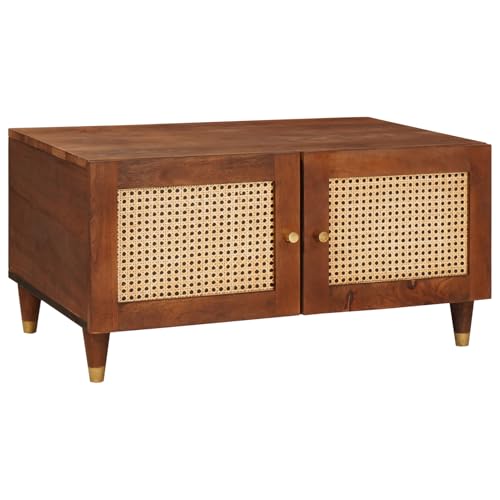 Tidyard Kaffee-Tische mit Regal Braun 80 x 50 x 40 cm, Wohnzimmertisch Moderne Kaffeetische für Wohnzimmer Tidyard Kaffee-Tische mit Regal Braun 80 x 50 x 40 cm, Wohnzimmertisch Moderne Kaffeetische für Wohnzimmer von Tidyard