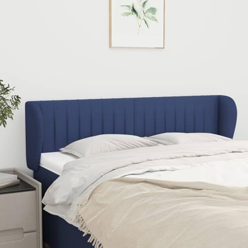 Tidyard Kopfteil mit Ohren Blau 147x23x78/88 cm Stoff, Polsterkopfteil Betthaupt Bettkopfteil Schlafzimmer Wohnzimmer Paneele3117386 Tidyard Kopfteil mit Ohren Blau 147x23x78/88 cm Stoff, Polsterkopfteil Betthaupt Bettkopfteil Schlafzimmer Wohnzimmer Paneele3117386 von Tidyard