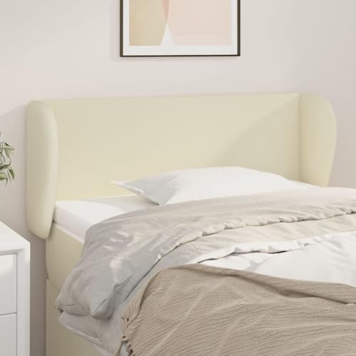 Tidyard Kopfteil mit Ohren Creme 103x23x78/88 cm Kunstleder, Polsterkopfteil Betthaupt Bettkopfteil Schlafzimmer Wohnzimmer Paneele3116950 Tidyard Kopfteil mit Ohren Creme 103x23x78/88 cm Kunstleder, Polsterkopfteil Betthaupt Bettkopfteil Schlafzimmer Wohnzimmer Paneele3116950 von Tidyard