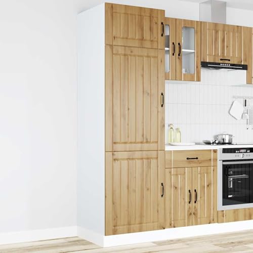 Tidyard Küchenschrank Lucca Artisan-Eiche Holzwerkstoff Küchenzeile Küchenmöbel von Tidyard