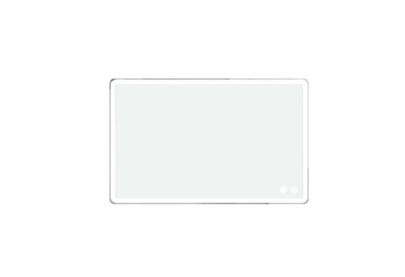 Tidyard Spiegel Badspiegel Wandspiegel Kosmetikspiegel 100*80*4.4cm (Dimmbar und 3 Farbeinstellungen, Anti-Beschlag und schnelles Aufheizen, Anti-Beschlag), Rahmenloser von Tidyard