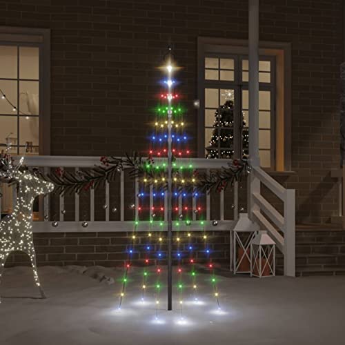 Tidyard LED Weihnachtsbaum für Fahnenmast Tannenbaum Christbaumbeleuchtung Lichterkette Außen Weihnachtsbeleuchtung für Rasen Garten Weihnachten Dekoration Weihnachtsdeko Mehrfarbig 108 LEDs 180 cm Tidyard LED Weihnachtsbaum für Fahnenmast Tannenbaum Christbaumbeleuchtung Lichterkette Außen Weihnachtsbeleuchtung für Rasen Garten Weihnachten Dekoration Weihnachtsdeko Mehrfarbig 108 LEDs 180 cm von Tidyard