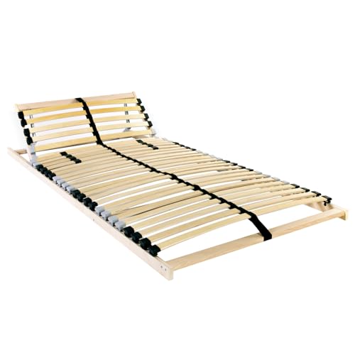 Tidyard Lattenrost mit Kopfteil Beige 140 x 190 cm Holz, Lattenrost durchgehende Holme für alle Matratzen Tidyard Lattenrost mit Kopfteil Beige 140 x 190 cm Holz, Lattenrost durchgehende Holme für alle Matratzen von Tidyard