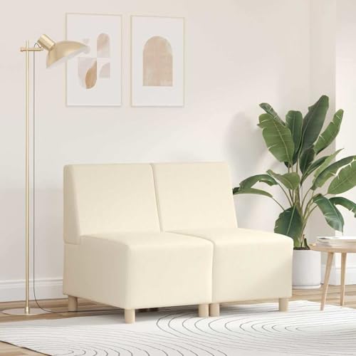 Tidyard Modulares Armfreies Sofa 2 pcs Creme 55 x 74 x 82 cm Cordstoff, Sitzbank Polstersofa Loungesofa für Wohnzimmer Eingangsbereich Büro3399778 Tidyard Modulares Armfreies Sofa 2 pcs Creme 55 x 74 x 82 cm Cordstoff, Sitzbank Polstersofa Loungesofa für Wohnzimmer Eingangsbereich Büro3399778 von Tidyard