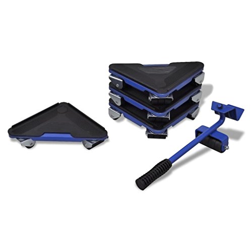 Tidyard Möbelroller Möbel-Transportroller-Set 5-teilig inkl 4 Rolluntersetzer + 1 Lastenheber mit Rollen, Max Tragkraft 300 kg Tidyard Möbelroller Möbel-Transportroller-Set 5-teilig inkl 4 Rolluntersetzer + 1 Lastenheber mit Rollen, Max Tragkraft 300 kg von Tidyard