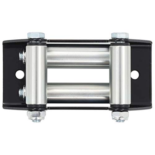 Tidyard Rollenseilfenster 4-Wege Seilfenster Rollenfenster Seilführung für Elektrische Seilwinden Forstseilwinden Stahl 5000-6000 lbs von Tidyard
