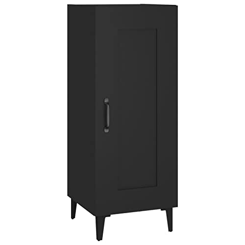 Tidyard Sideboard Schrank Aufbewahrungsschrank Anrichte Beistellschrank Mehrzweckschrank Wohnzimmerschrank Standschrank Flurschrank Bücherschrank Mit seinen 3 Fächern und 1 Tür Holzwerkstoff, Metall von Tidyard