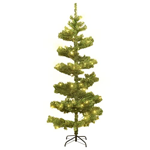 Tidyard Spiral-Weihnachtsbaum mit Ständer und LEDs Tannenbaum Christbaum Kunstbaum Dekobaum Weihnachten Dekoration Weihnachtsdeko Grün 150 cm PVC Tidyard Spiral-Weihnachtsbaum mit Ständer und LEDs Tannenbaum Christbaum Kunstbaum Dekobaum Weihnachten Dekoration Weihnachtsdeko Grün 150 cm PVC von Tidyard