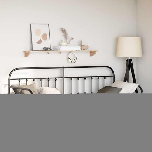 Tidyard Tagesbettgestell mit Truhen Schwarz 90x200 cm Stahl, Schlafsofa Gästesofa Bettsofa Bodensofa für Wohnzimmer Homeoffice42002638 von Tidyard