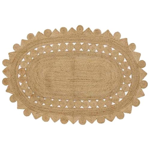 Tidyard Teppich Beige 205 x 305 cm Jute, Modernes Antirutschteppich für Wohnzimmer Kinderzimmer Schlafzimmer und die Küche42010824 Tidyard Teppich Beige 205 x 305 cm Jute, Modernes Antirutschteppich für Wohnzimmer Kinderzimmer Schlafzimmer und die Küche42010824 von Tidyard