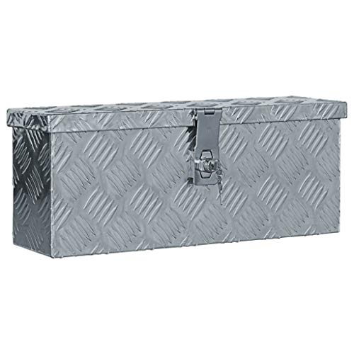 Tidyard Transportbox Abschließbar Alubox Wasserdicht Alukoffer Werkzeugbox Aluminium Metallbox Werkzeugkasten Werkzeugkoffer Werkzeugkiste Deichselbox Staukasten, 48,5x14x20 cm Silbern Tidyard Transportbox Abschließbar Alubox Wasserdicht Alukoffer Werkzeugbox Aluminium Metallbox Werkzeugkasten Werkzeugkoffer Werkzeugkiste Deichselbox Staukasten, 48,5x14x20 cm Silbern von Tidyard