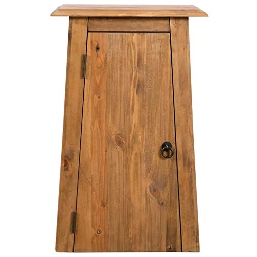 Tidyard Wandschrank im Retro-Design Schrank Mit 1 Zwischenablage,Badezimmer Hängeschrank Wandschrank Vintage-Look Abmessungen:42 x 23 x 70 cm (B x T x H) von Tidyard