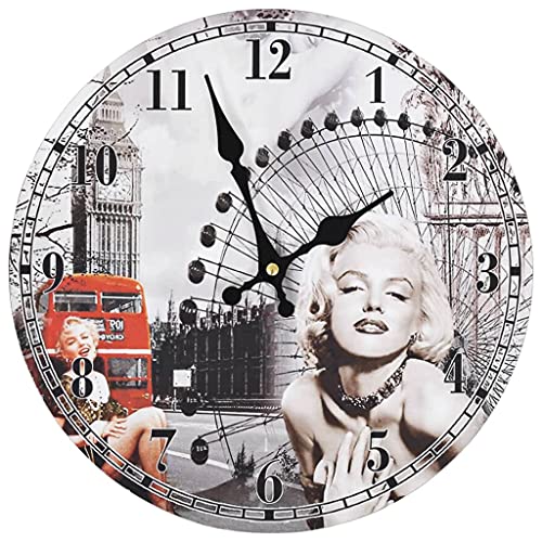 Tidyard Wanduhr Marilyn Monroe, 30 cm Tidyard Wanduhr Marilyn Monroe, 30 cm von Tidyard