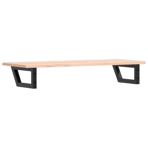 Tidyard Waschtischplatte mit Halterung,Tischplatte Holzplatte Waschtischkonsole Wandmontage,Arbeitsplatte Waschbeckenplatte Wandkonsole Bürotischplatte Oberplatte 100 x 40 x 2 cm (L x B x T) von Tidyard