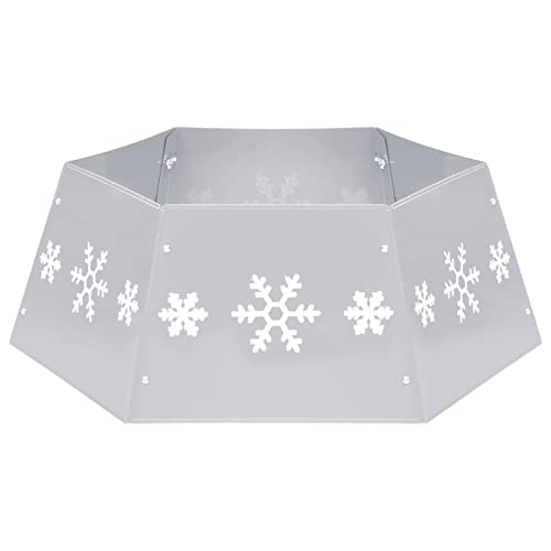Tidyard Weihnachtsbaumrock Weihnachtsbaumdecke Christbaumdecke Baumkragen Weihnachtsbaum Ständer Abdeckung Verkleidung Deko Silbern und Weiß Ø68x25 cm Tidyard Weihnachtsbaumrock Weihnachtsbaumdecke Christbaumdecke Baumkragen Weihnachtsbaum Ständer Abdeckung Verkleidung Deko Silbern und Weiß Ø68x25 cm von Tidyard